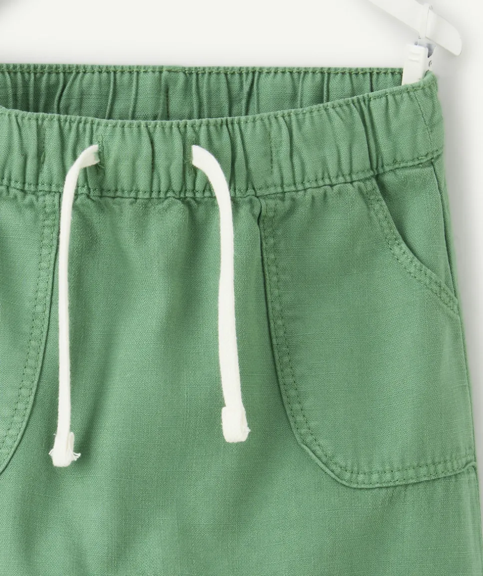 Pantalon sarouel bébé garçon vert