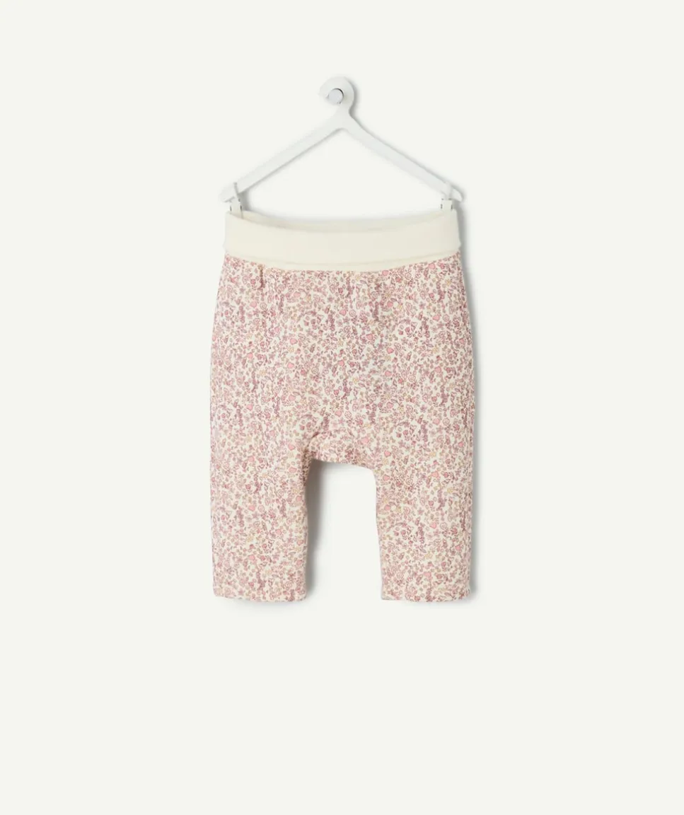 Pantalon sarouel naissance fille imprimé floral