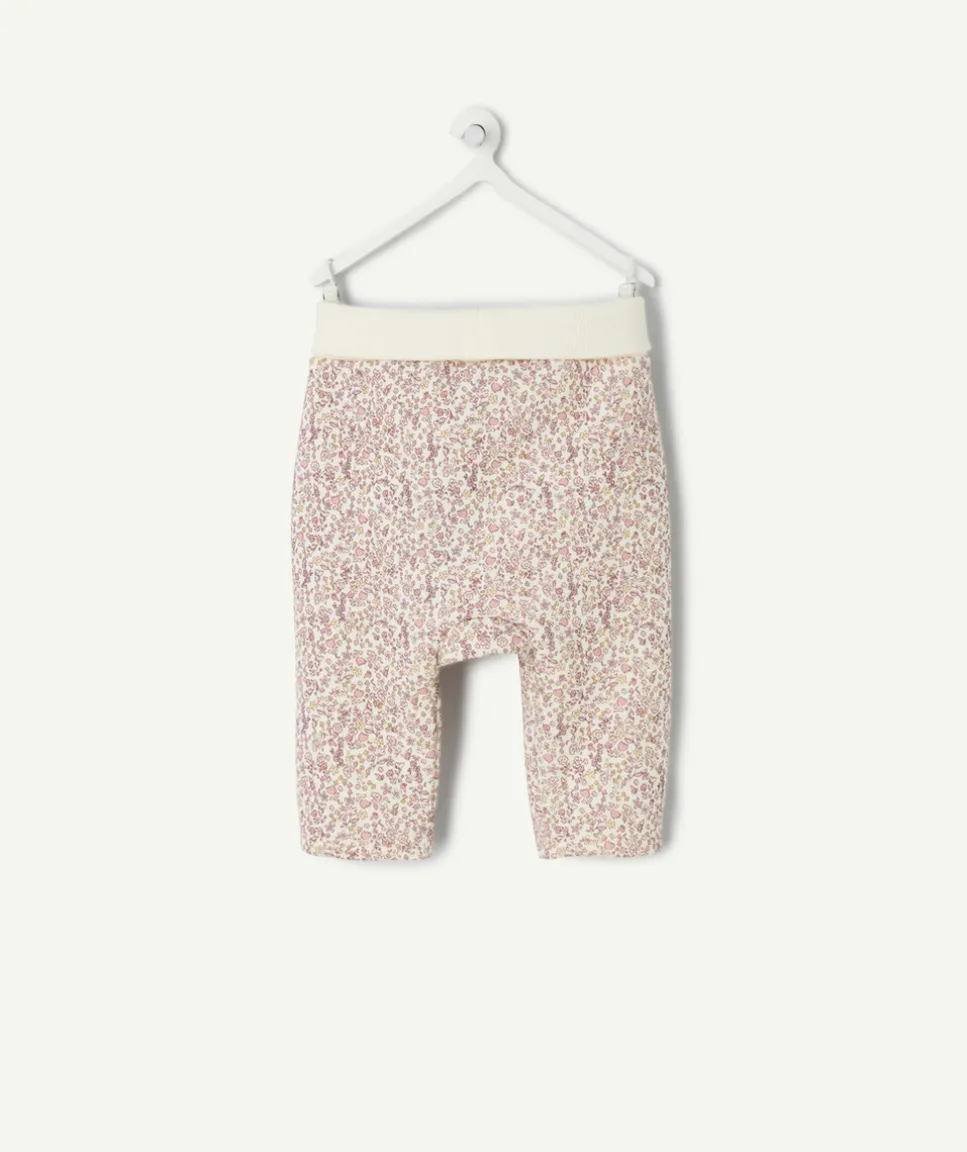 Pantalon sarouel naissance fille imprimé floral