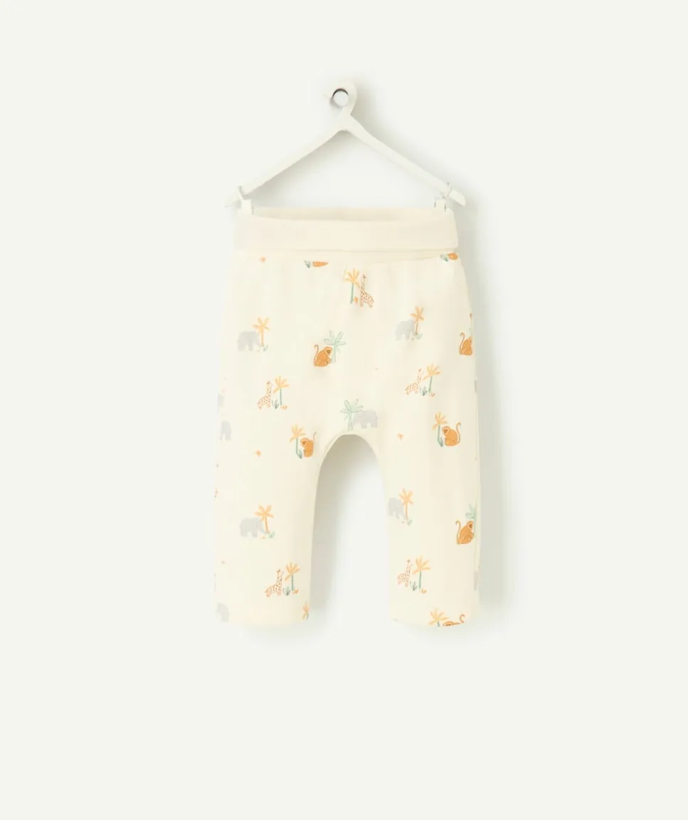 Pantalon sarouel pour naissance imprimé safari