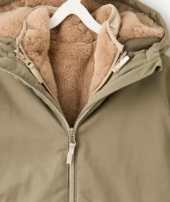 Parka kaki à doublure amovible fille