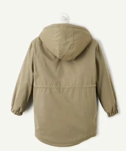 Parka kaki à doublure amovible fille