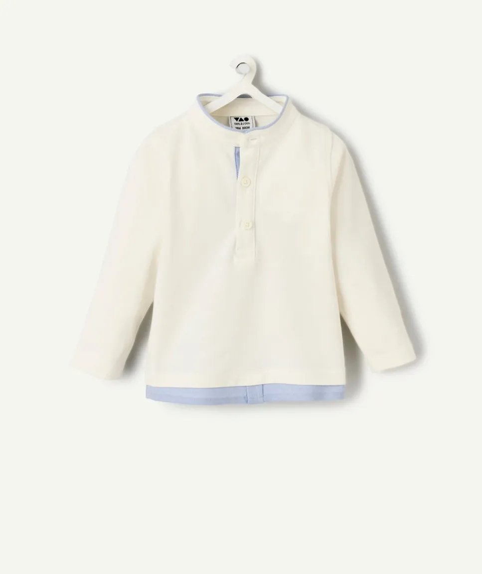 Polo bébé garçon blanc