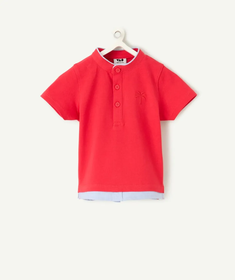 Polo bébé garçon rouge