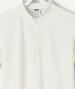 Polo garçon blanc