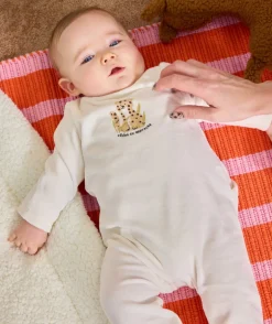 Pyjama bébé garçon écru avec motif animal