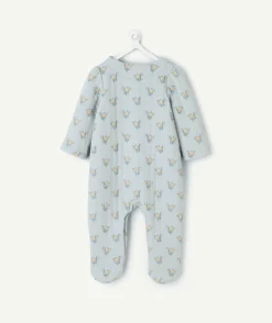Pyjama bébé imprimé fleuri croisé