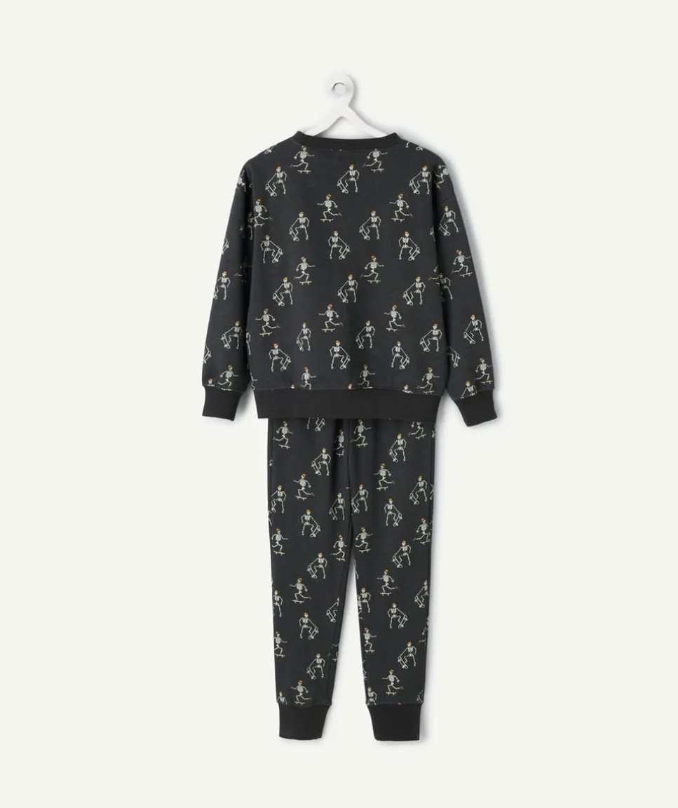 Pyjama chaud molletonné garçon imprimé skater