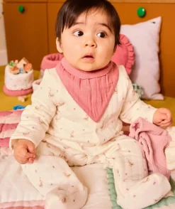 Pyjama chaud molletonné naissance fille imprimé fantaisie