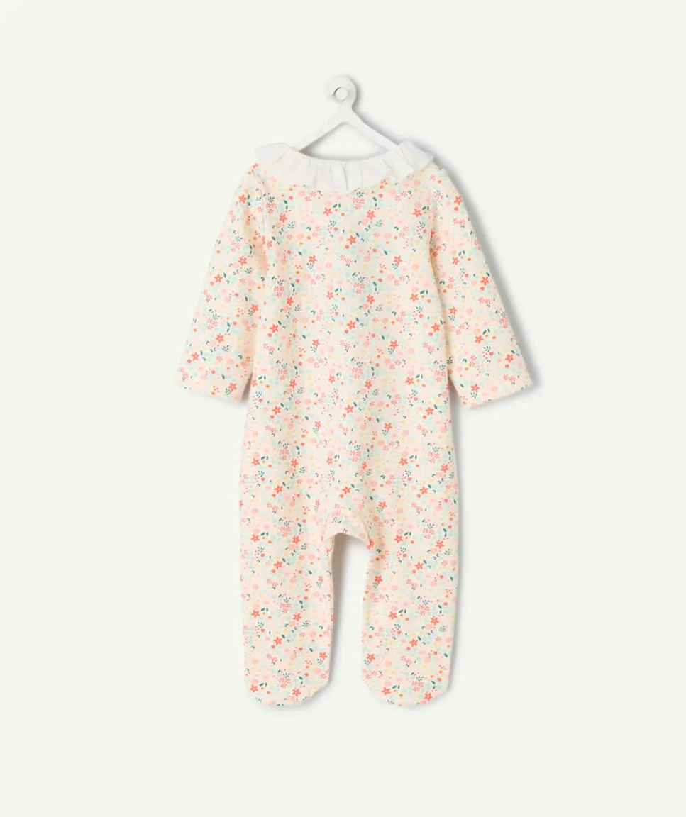 Pyjama coton bébé fille coton imprimé fleuri
