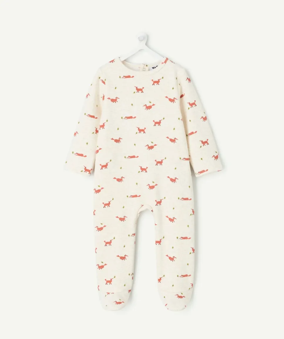 Pyjama coton bébé garçon imprimé renards