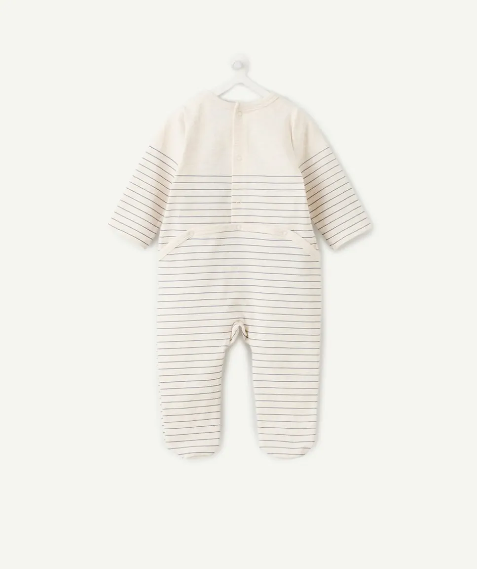 Pyjama coton bébé garçon rayé