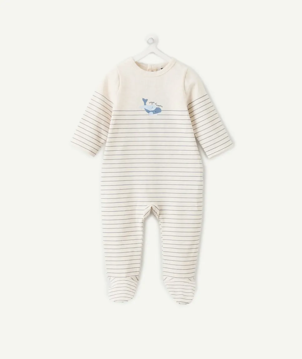 Pyjama coton bébé garçon rayé