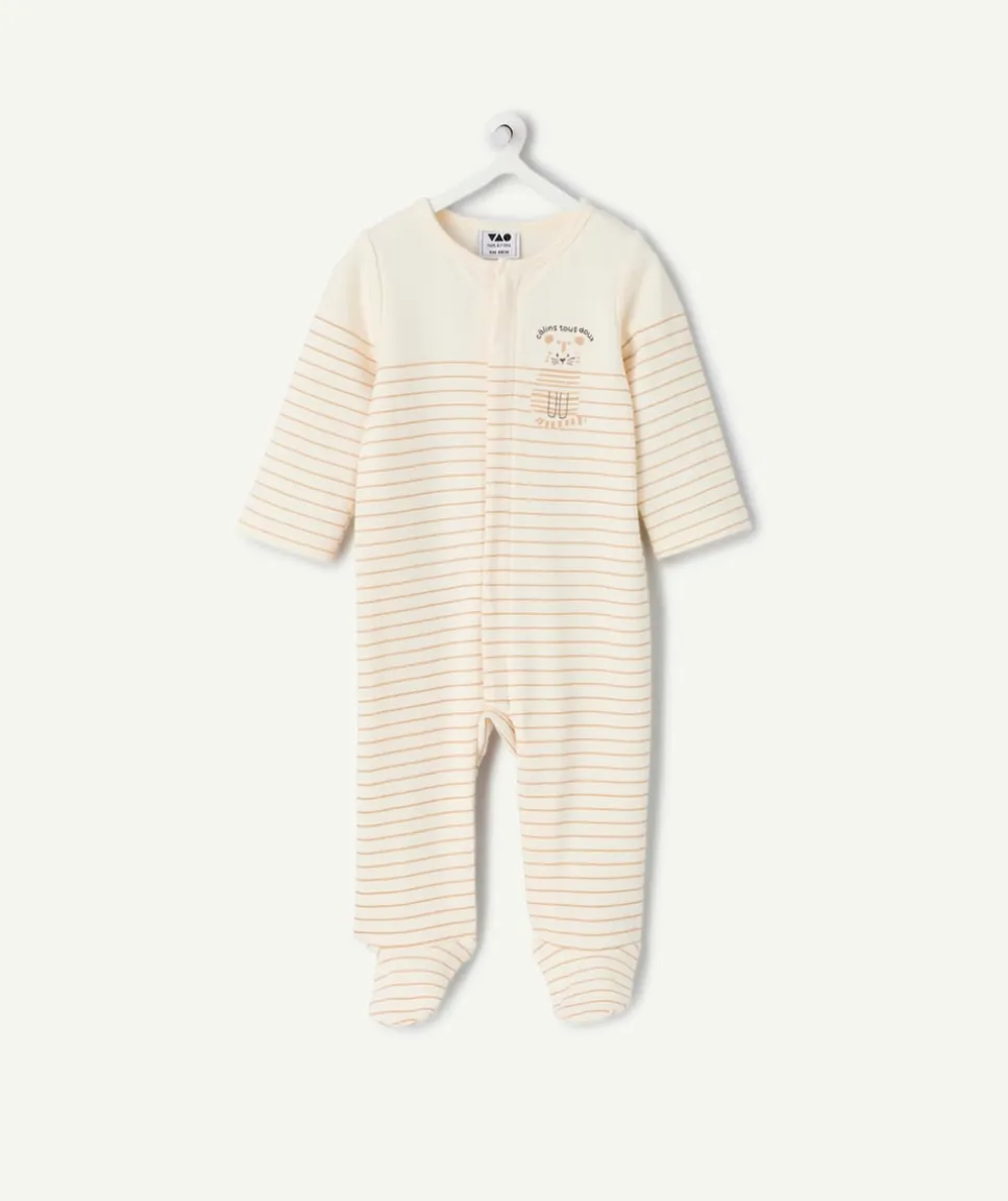 Pyjama coton bébé garçon rayé