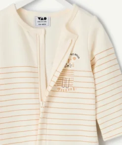 Pyjama coton bébé garçon rayé