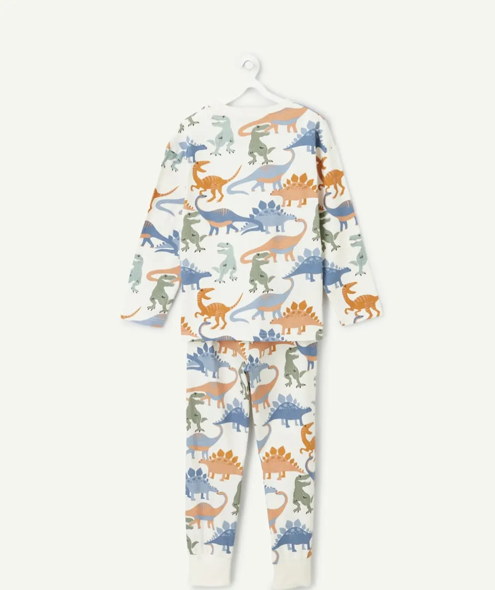 Pyjama coton garçon imprimé dinosaures