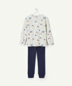 Pyjama coton garçon imprimé planètes