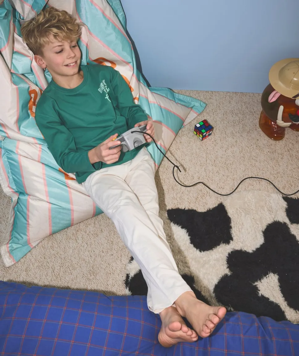 Pyjama coton garçon vert imprimé