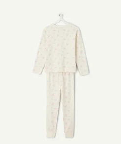Pyjama fille coton imprimé fleurs