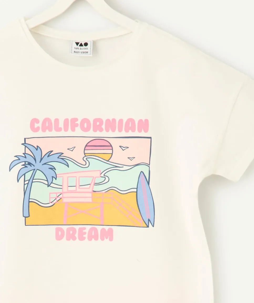 Pyjama fille imprimé californian dream