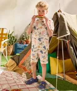 Pyjama léger garçon imprimé