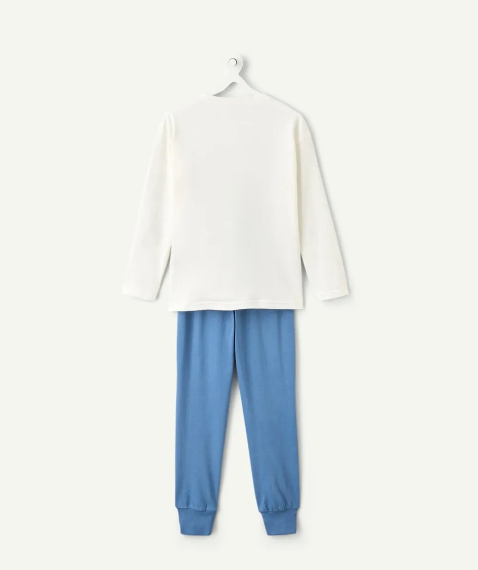 Pyjama long en coton garçon avec imprimé