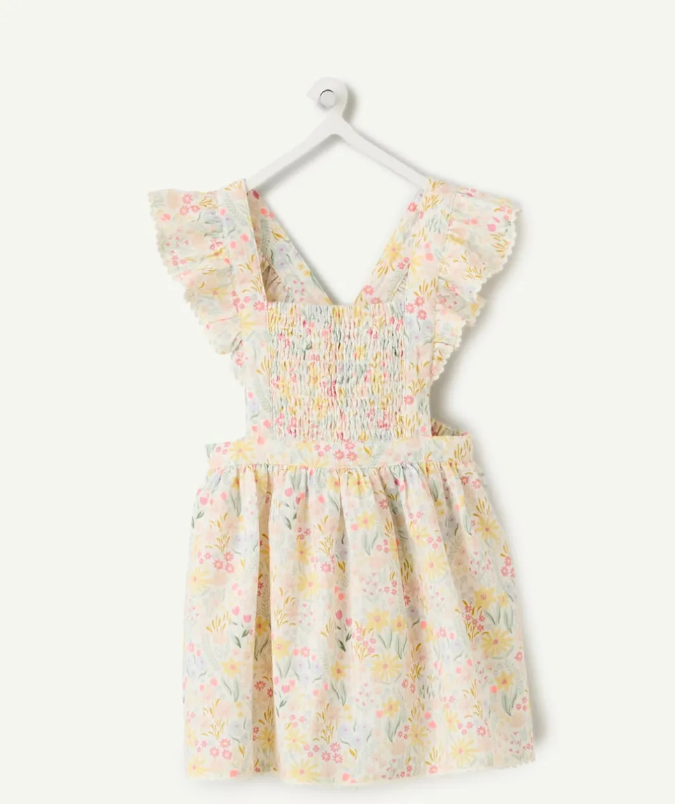 Robe avec bloomer bébé fille imprimée à volants