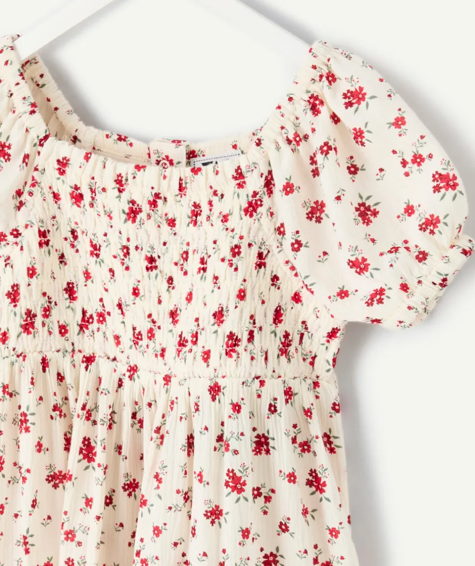 Robe bébé fille imprimée fleurs