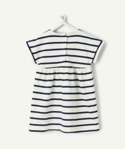 Robe bébé fille marinière