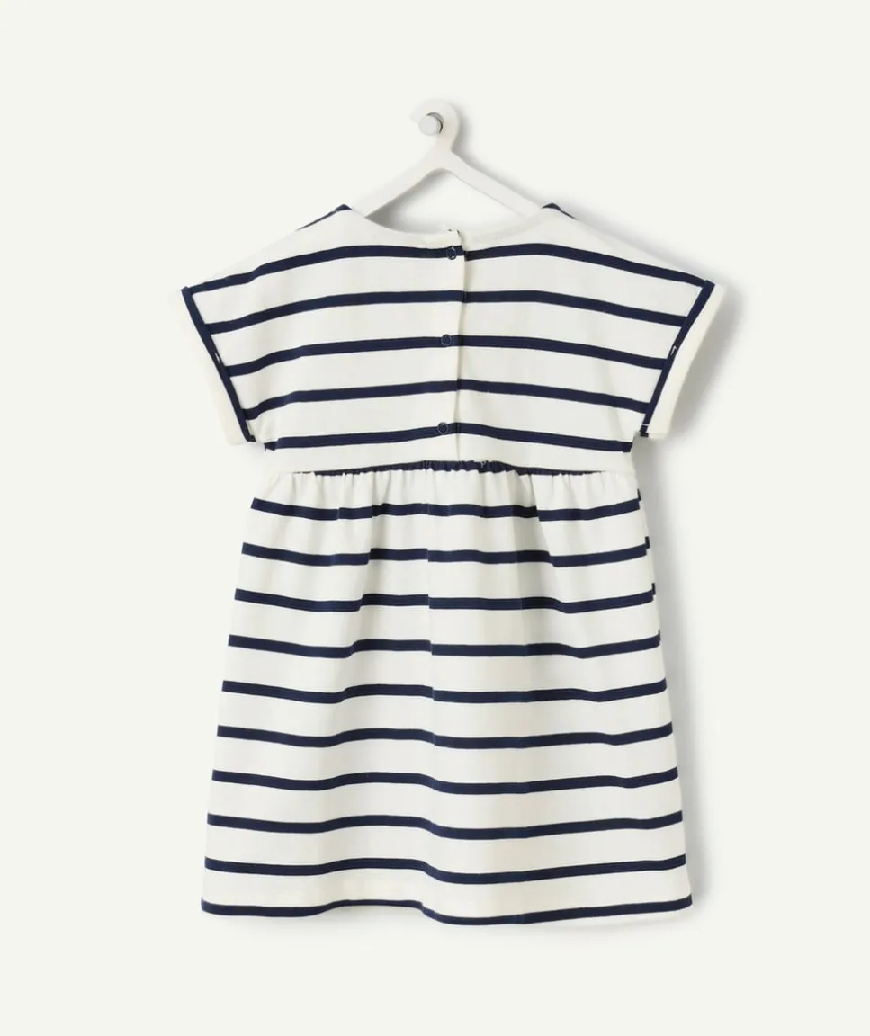 Robe bébé fille marinière