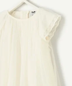 Robe cérémonie bébé fille en tulle blanche