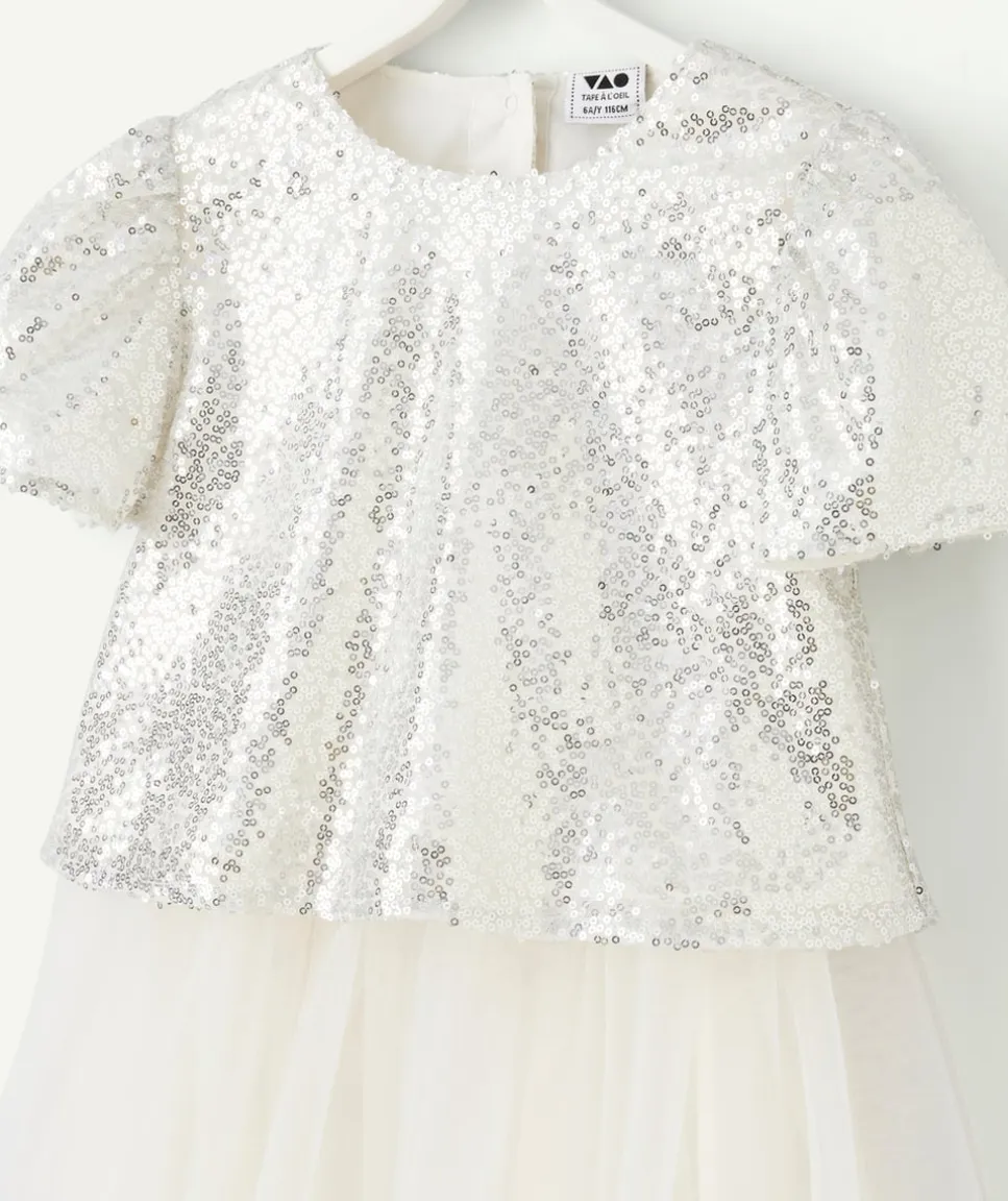 Robe cérémonie fille en tulle