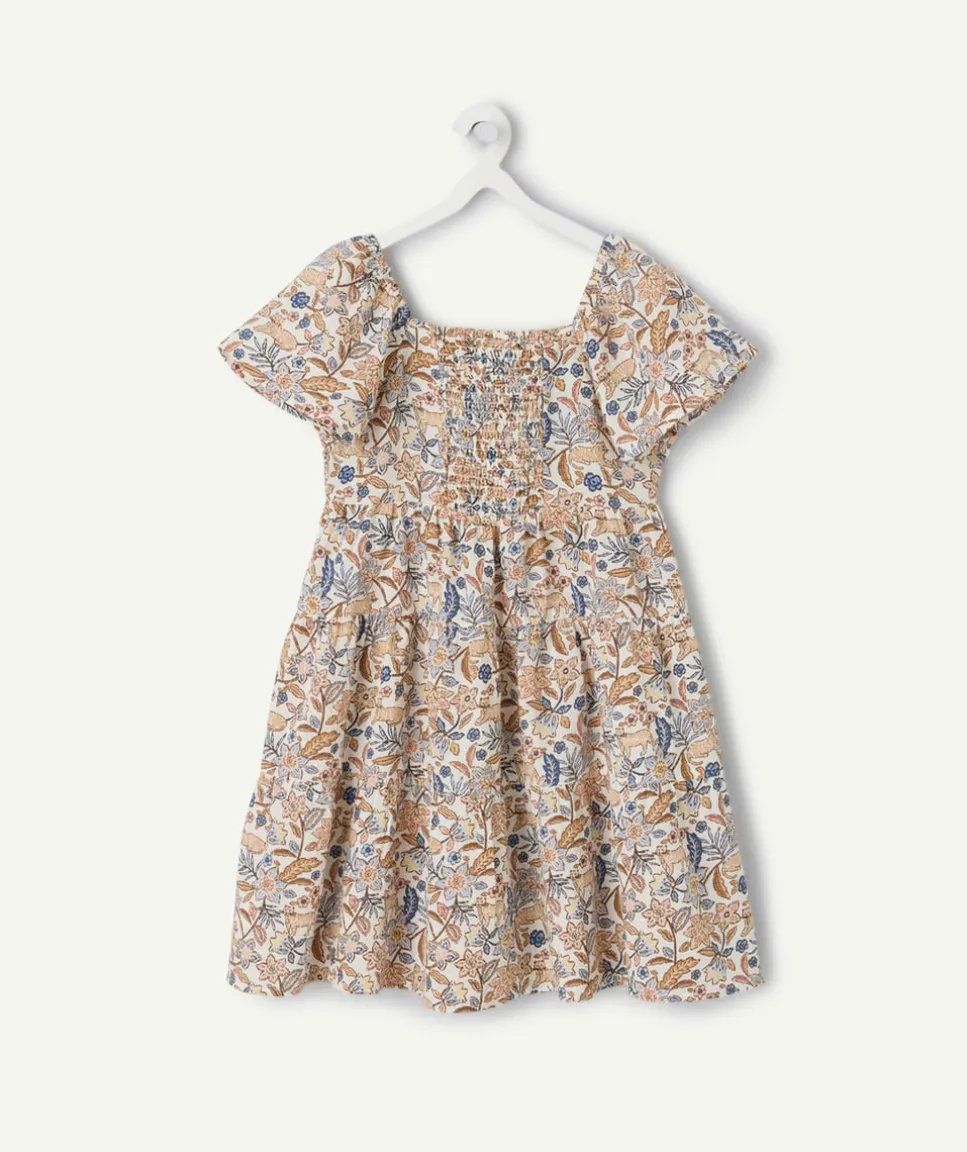 Robe fille imprimée à fleurs