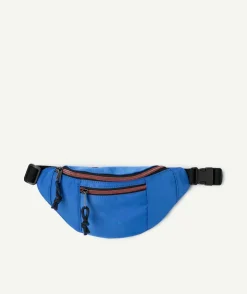 Sac banane garçon bleu fermeture zippée