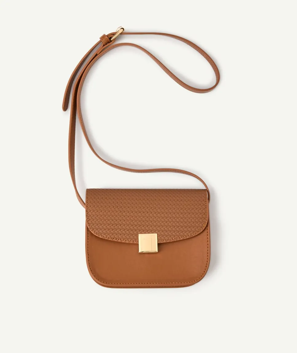 Sac bandoulière fille camel