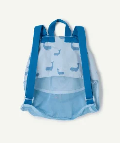 Sac à dos bébé garçon imprimé baleines
