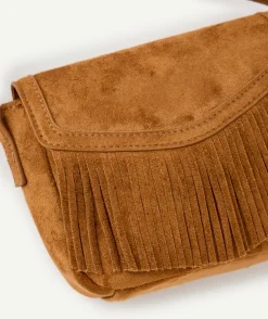 Sac fille camel à franges