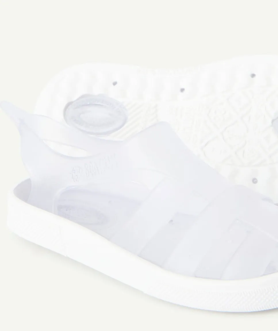 Sandales bébé fille blanches pour la plage