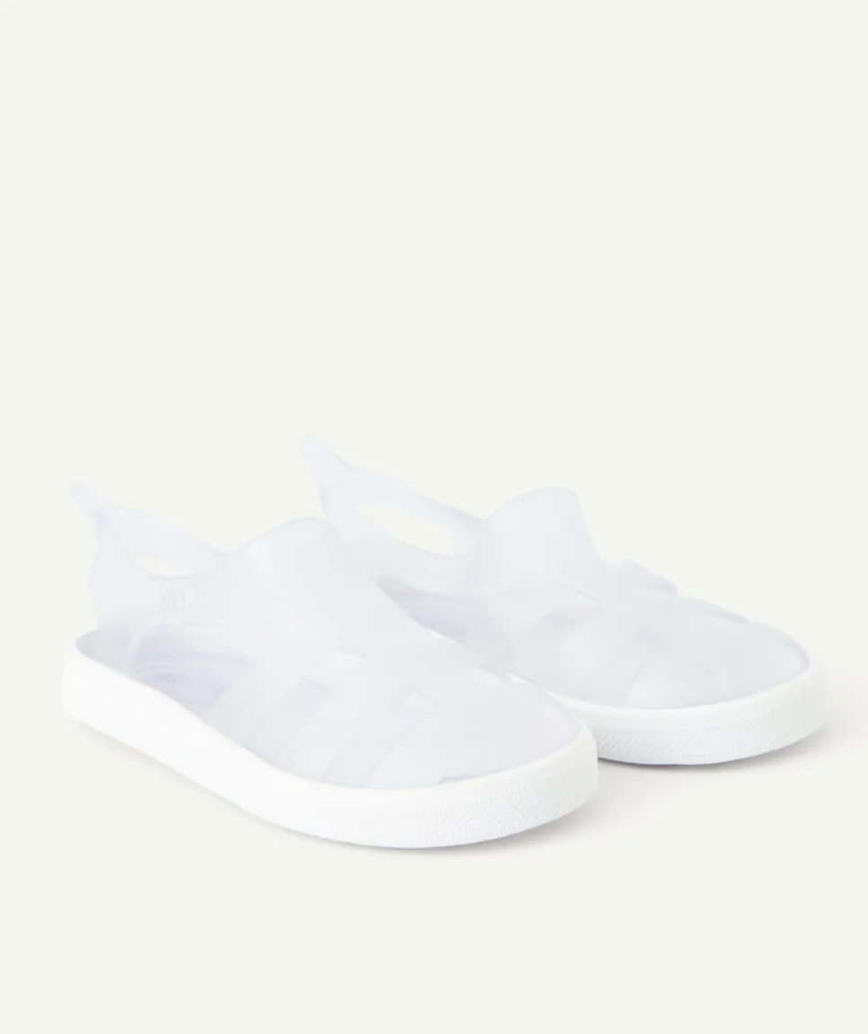 Sandales bébé fille blanches pour la plage