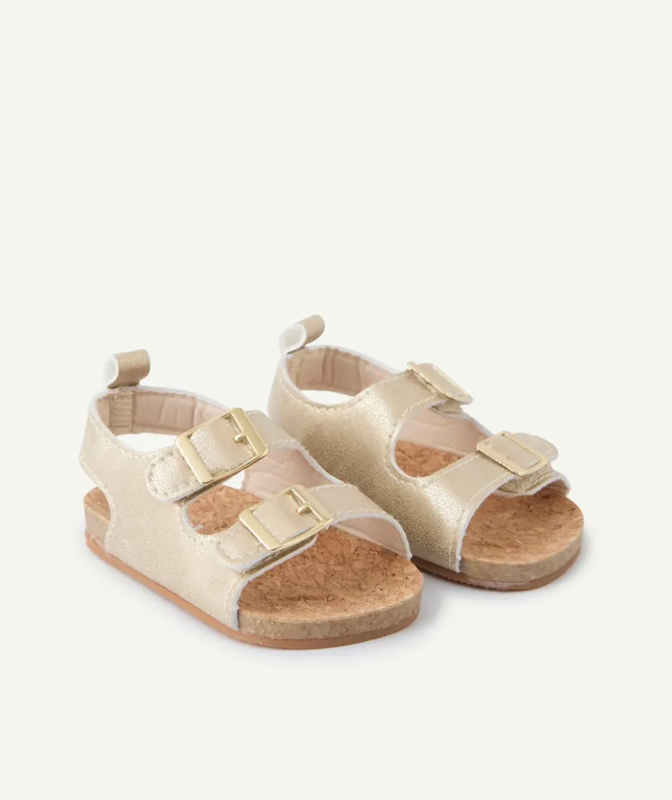 Sandales bébé fille couleur dorée