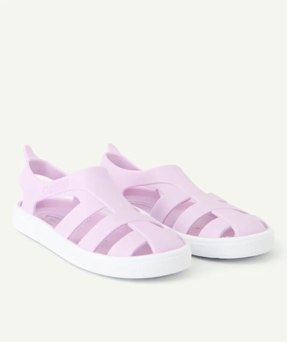 Sandales bébé fille lilas souple pour la plage