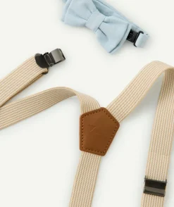 Set de bretelles et nœud papillon bébé garçon