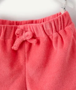 Short bébé fille rose éponge