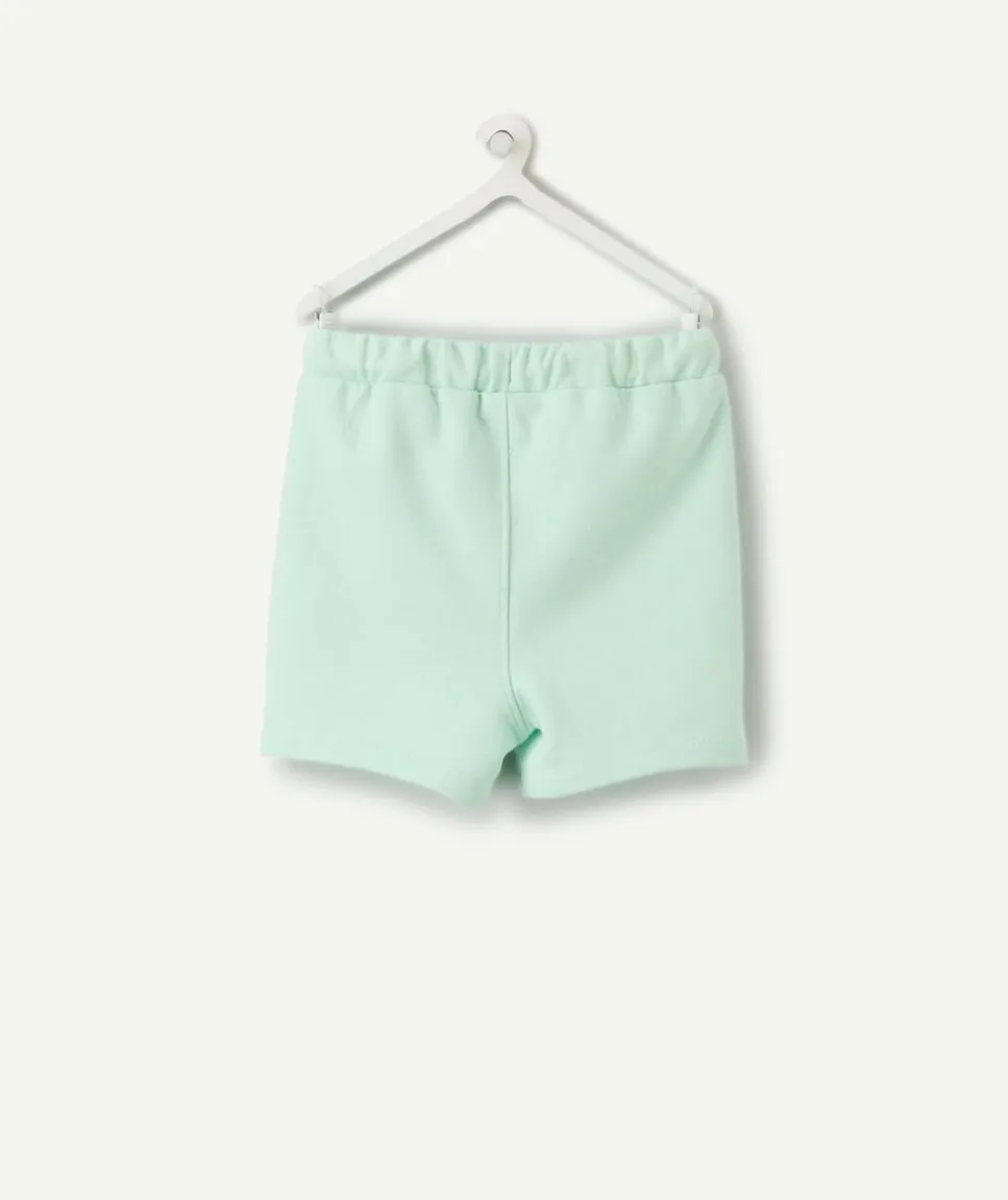Short bébé garçon en coton vert
