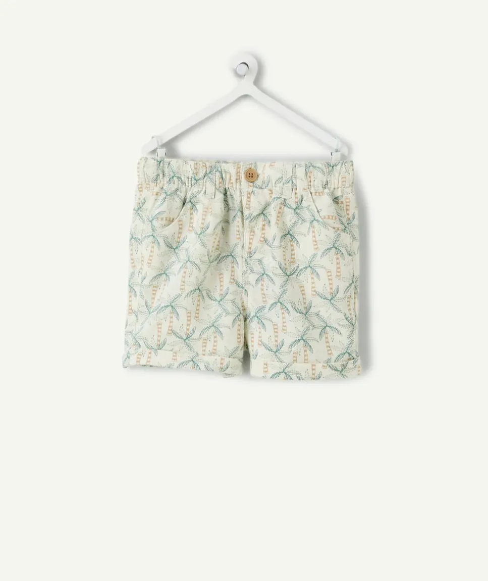 Short bébé garçon imprimé palmiers