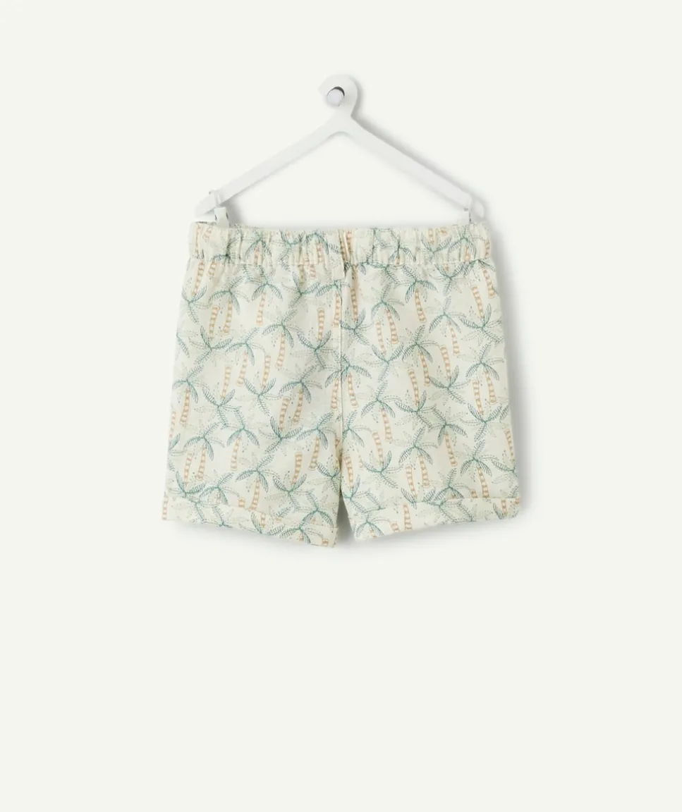 Short bébé garçon imprimé palmiers