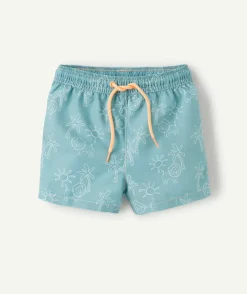 Short de bain bébé garçon imprimé bleu