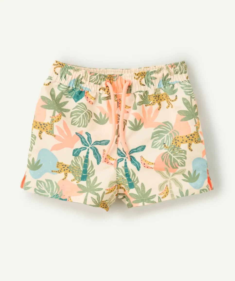 Short de bain bébé garçon imprimé tropical