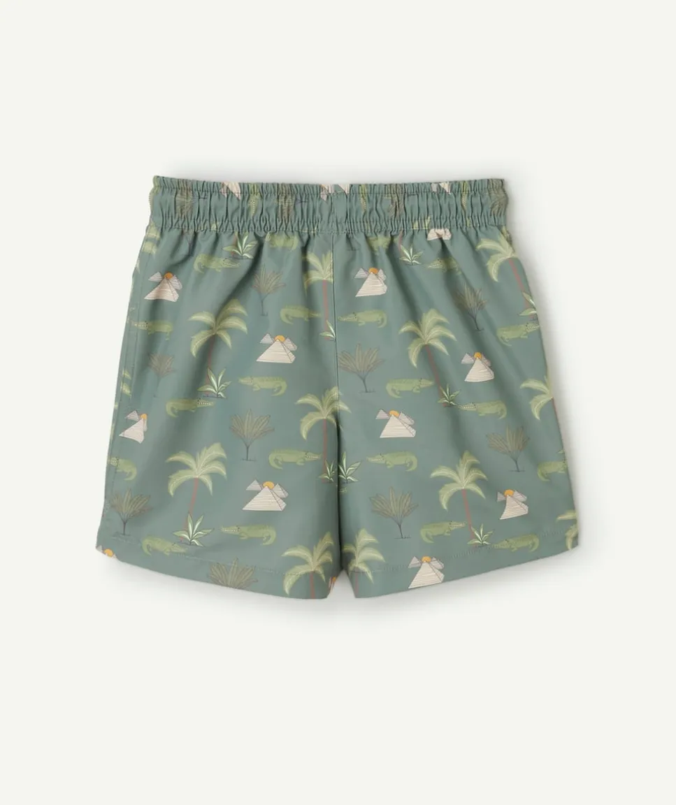 Short de bain garçon imprimé jungle