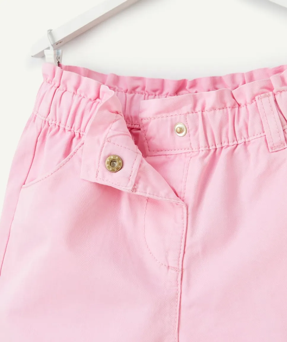 Short droit bébé fille rose